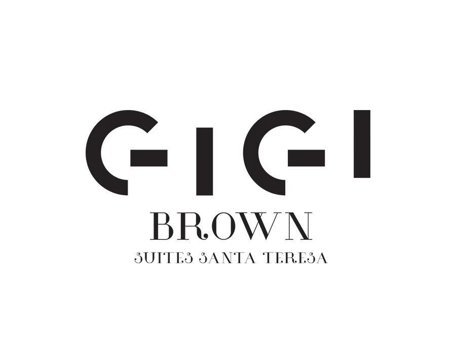 EURODMC tasarımı Gigi Brown Suites Santa Teresa logosu